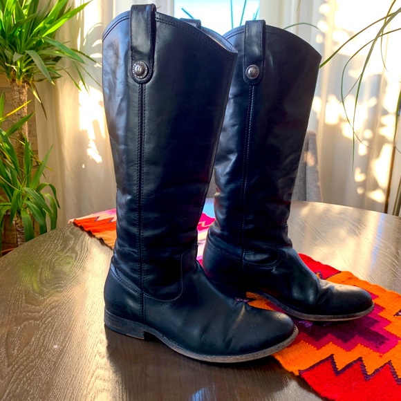 Frye Melissa Tall Riding Boot - Picture 2 of 7